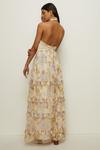 Oasis Pastel Floral Halter Tiered Maxi Dress thumbnail 3