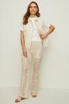 Oasis Rachel Stevens Embroidered Lace Flare Trouser thumbnail 2