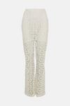 Oasis Rachel Stevens Embroidered Lace Flare Trouser thumbnail 4