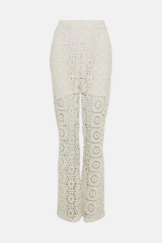 Oasis Rachel Stevens Embroidered Lace Flare Trouser 4