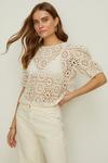 Oasis Rachel Stevens Embroidered Lace Tie Back Top thumbnail 2