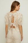 Oasis Rachel Stevens Embroidered Lace Tie Back Top thumbnail 3