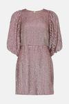 Oasis Premium Sequin Puff Sleeve Aline Dress thumbnail 4