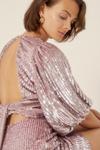 Oasis Premium Sequin Puff Sleeve Aline Dress thumbnail 5