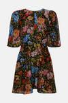 Oasis Floral Keyhole Organza Mini Dress thumbnail 4