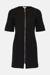 Oasis Premium Ponte Top Stitch Detail Dress thumbnail 4