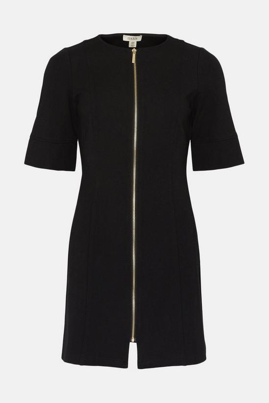 Oasis Premium Ponte Top Stitch Detail Dress 4