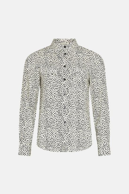 Oasis Spot Animal Printed Pocket Front Shirt 4