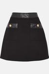 Oasis Premium Ponte Quilted Patch Pocket Skirt thumbnail 4