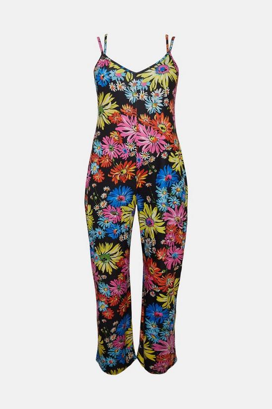 Oasis Plus Size Floral Print Double Strap Jumpsuit 4