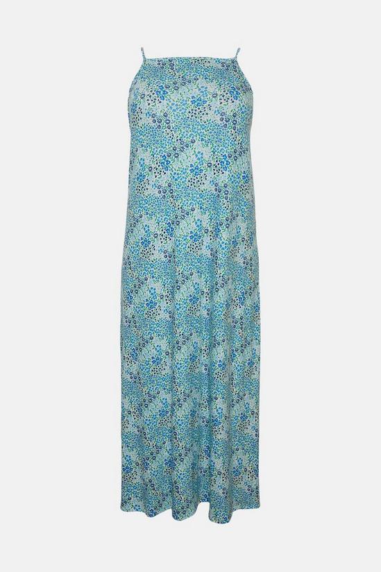 Oasis Curve Abstract Print Trapeze Maxi Dress 4