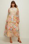 Oasis Plus Size Lace Floral Tiered Midi Dress thumbnail 2