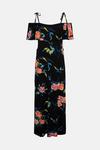 Oasis Petite Floral Printed Bardot Maxi Dress thumbnail 4