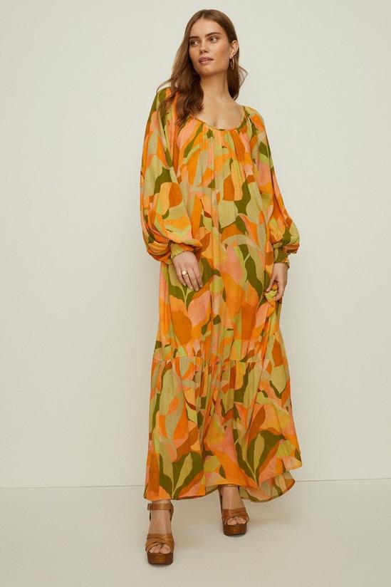 Oasis Rachel Stevens Abstract Printed Maxi Dress 1