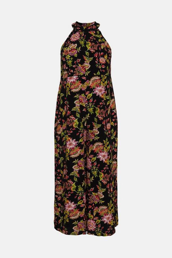 Oasis Curve Floral Printed Halter Neck Jumpsuit 4