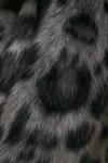 Oasis Collared Longline Animal Faux Fur Coat thumbnail 5