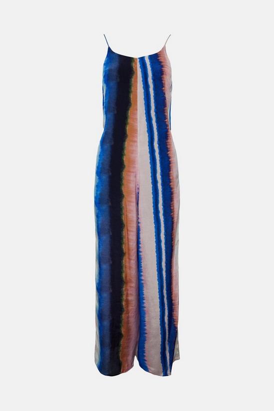 Oasis Tie Dye Stripe Strappy Jumpsuit 4