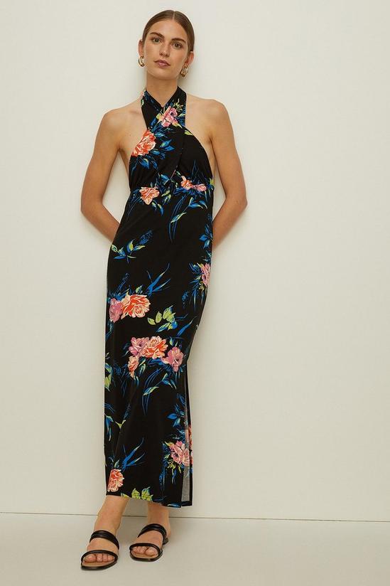 Oasis Floral Printed Multiway Midi Dress 1