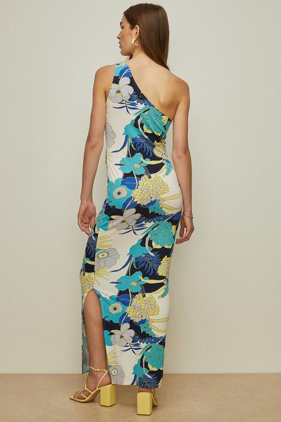 Oasis Petite Palm Printed One Shoulder Midaxi Dress 3
