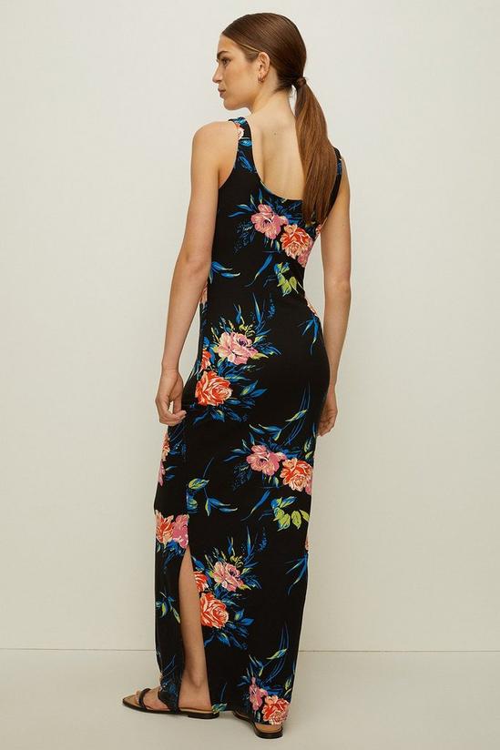 Oasis Floral Printed Scoop Neck Maxi Dress 3