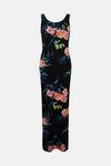 Oasis Floral Printed Scoop Neck Maxi Dress thumbnail 4