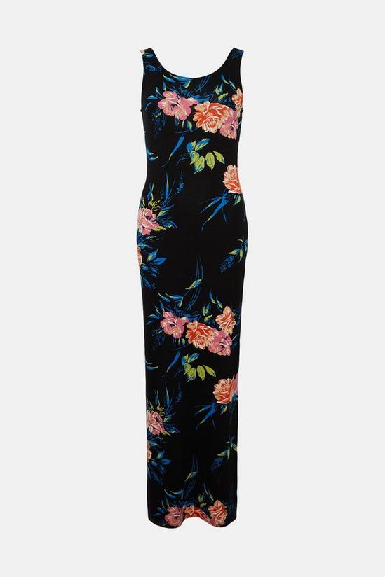 Oasis Floral Printed Scoop Neck Maxi Dress 4