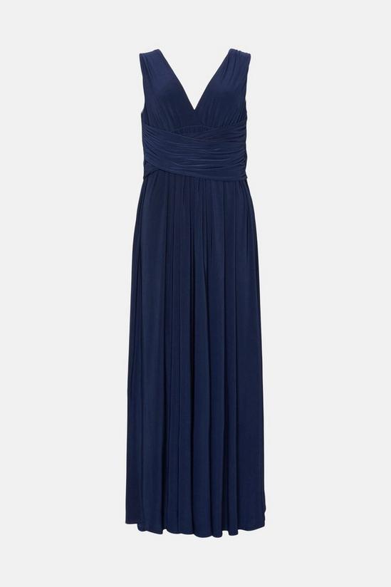Oasis Premium Jersey Ruched Maxi Dress 4