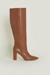 Oasis Pointed Heeled Knee High Boot thumbnail 1