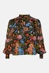Oasis Plus Size Floral Organza Shirt thumbnail 4