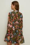 Oasis Floral Organza Mini Shirt Dress thumbnail 3