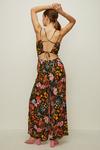 Oasis Floral Printed Tie Back Strappy Jumpsuit thumbnail 3