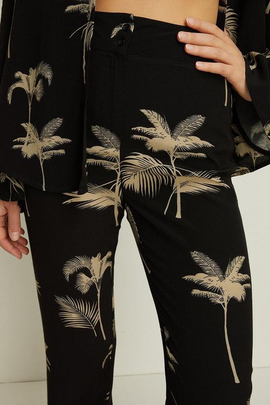 Oasis Rachel Stevens Palm Printed Co Ord Trouser 2