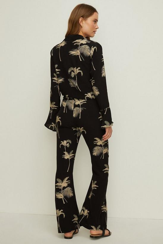 Oasis Rachel Stevens Palm Printed Co Ord Trouser 3