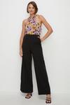 Oasis Cross Front Floral 2 In 1 Jumpsuit thumbnail 1