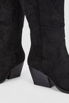 Oasis Faux Suede Western Knee High Boot thumbnail 4