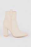 Oasis Faux Suede Pointed Block Ankle Boot thumbnail 2