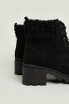 Oasis Borg Trim Lace Up Ankle Boot thumbnail 3