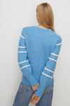 Oasis Pointelle Stitch Sleeve Tipped Cosy Jumper thumbnail 3