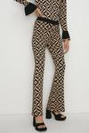 Oasis Sparkle Geo Jacquard Knitted Trouser thumbnail 2