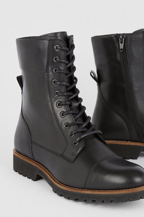 Oasis Leather Lace Up Ankle Boot 3