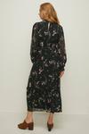 Oasis Lace Trim Floral Dobby Chiffon Dress thumbnail 3