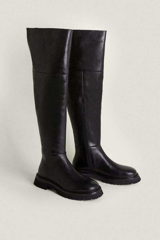 Oasis Premium Thigh High Leather Boots 2