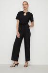 Oasis Premium Tailored Stretch Belted Jumpsuit thumbnail 1