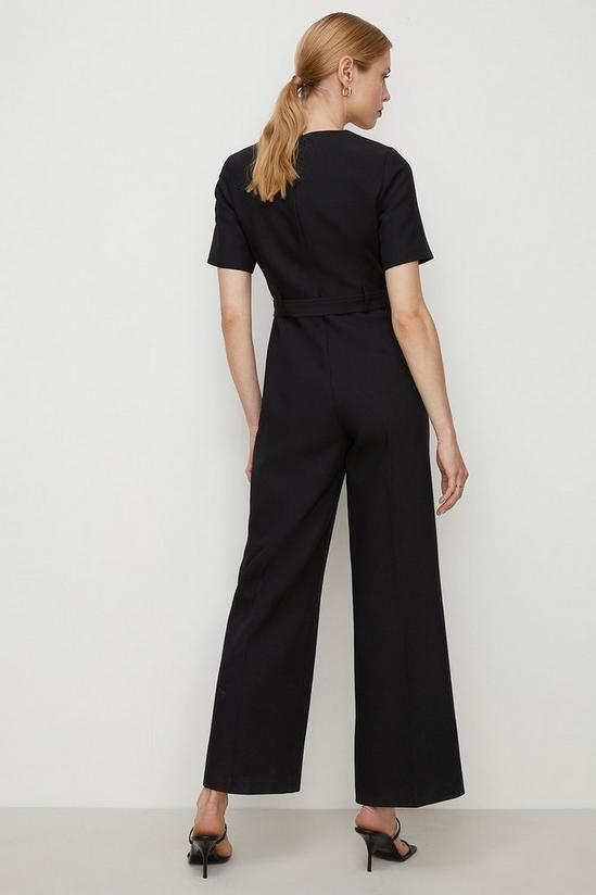 Oasis Premium Tailored Stretch Belted Jumpsuit 3