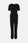 Oasis Premium Tailored Stretch Belted Jumpsuit thumbnail 4