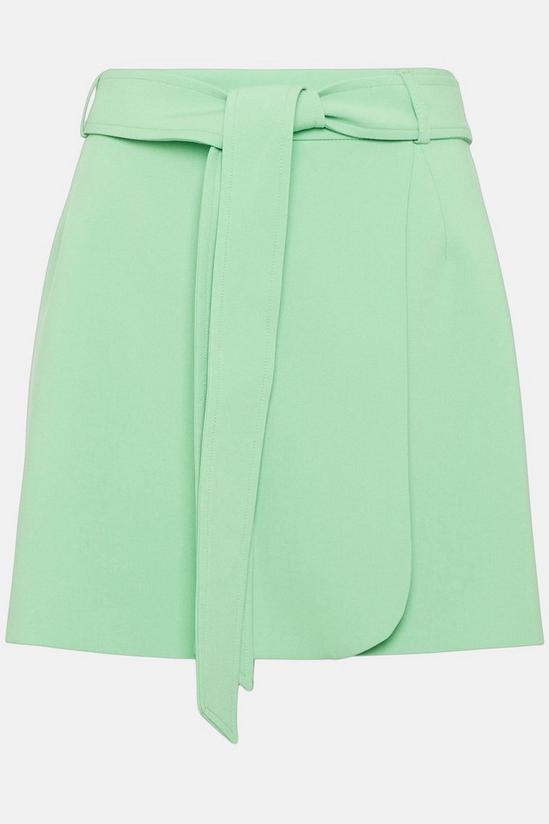 Oasis Premium Belted Wrap Over Mini Skirt 4