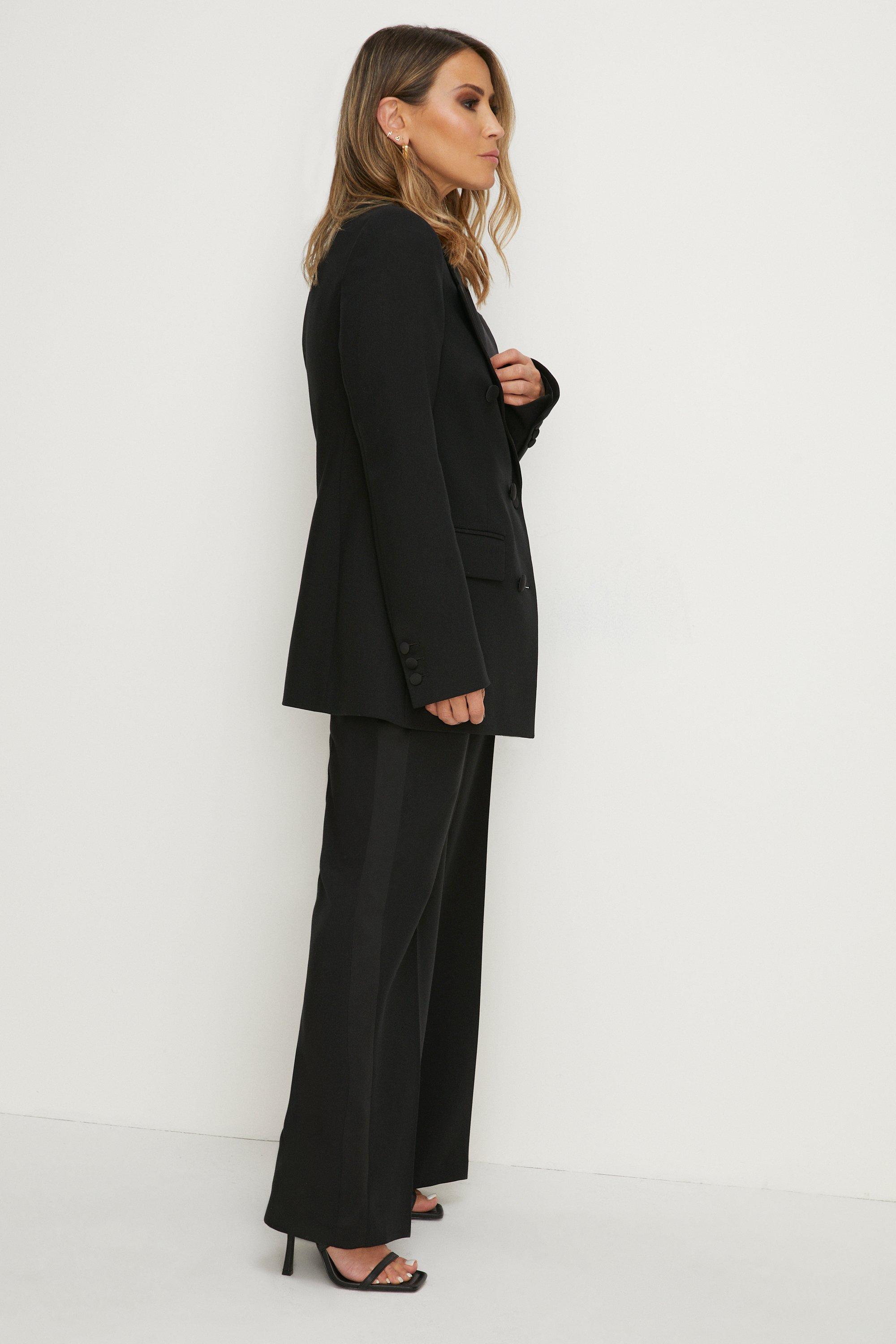 Tuxedo wide shop leg pants