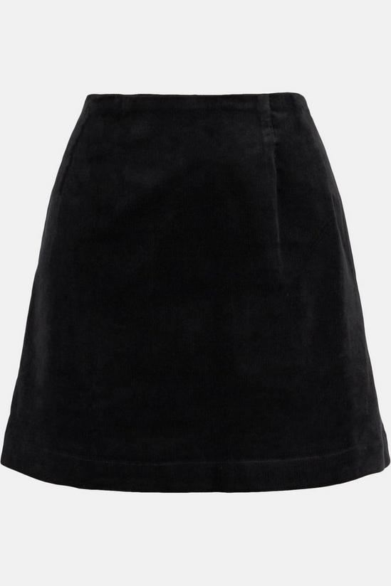 Oasis Velvet High Waist Mini Skirt 4