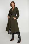Oasis Petite Double Breasted Belted Trench Coat thumbnail 2