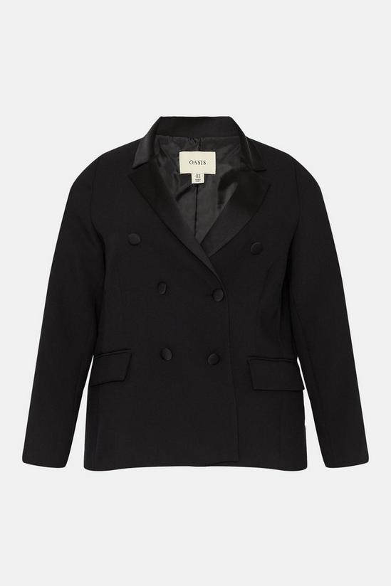 Oasis Rachel Stevens Plus Size Premium Tuxedo Blazer 4